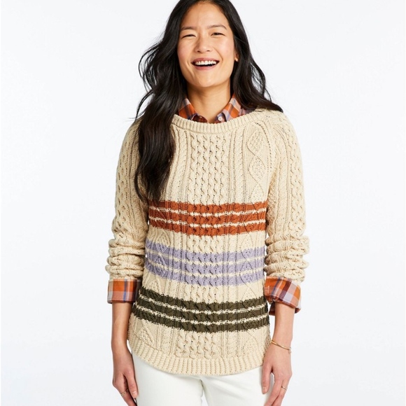 NWT LL Bean fisherman tunic sweater‎ - Picture 3 of 8